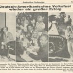 Peggy March besucht 1973 das Deutsch-Amerikanische Volksfest. Sie ist eine US-amerikanische Pop- und Schlagersängerin sowie Liedtexterin. In den USA wurde sie 1963 durch ihren Nummer-eins-Hit I Will Follow Him berühmt.. -- Bild: Archiv Kultur- und Militärmuseum Grafenwöhr