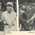 Marianne Koch und Festorganisator Mr. Cladas auf dem Deutsch-Amerikanischen Volksfest. -- Bild: Archiv Kultur- und Militärmuseum Grafenwöhr